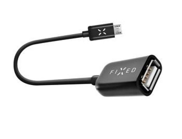FIXED USB Type-C OTG adaptér pre mobilné telefóny a tablety čierna / USB 2.0 (FIXA-CTOA-BK)
