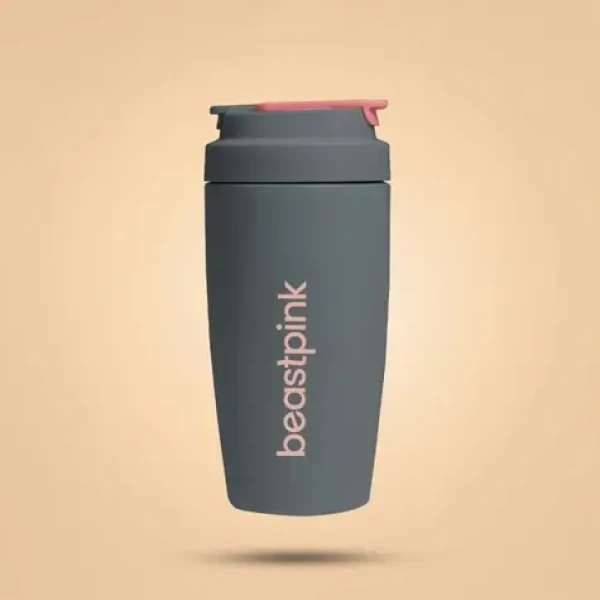 Termohrnček 500 ml Grey - BeastPink (sivá) (86371-1-single_variant)