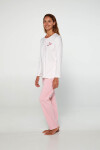 Vamp - Pyžamo s gombíkovou légou 19511 - Vamp pink blush S