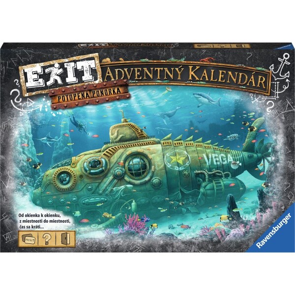 Ravensburger EXIT Adventný kalendár Ponorka SK