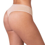 Dámske tangá DAILY MICRO THONG - BELLINDA - nude S