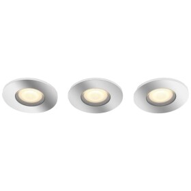 Philips Hue WA Adore kúpeľňové zápustné LED svietidlo SET3x5W chróm / 350lm / 2200-6500K / IP44 / ovládač (SKL000348470)