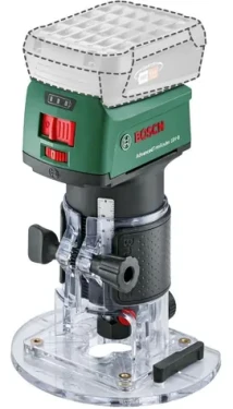 BOSCH AdvancedTrimRouter 18V-8 / Aku ohraňovací frézka / 18V / 10.000–30.000 ot/min / Upínání 6-8 mm / Bez aku (4059952582443)