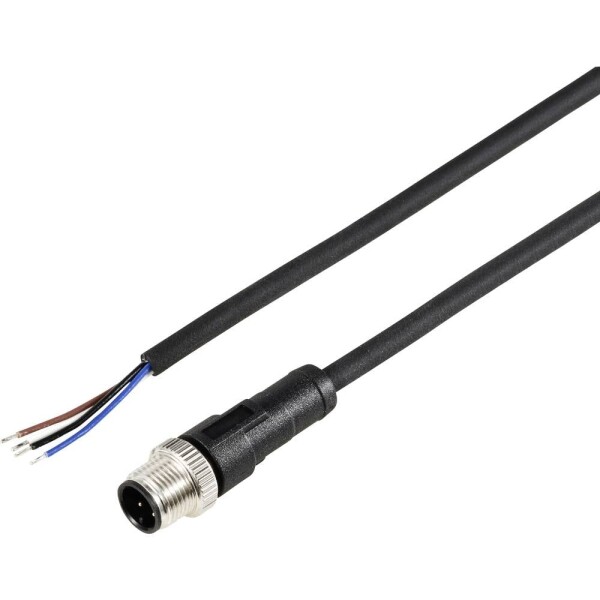 TRU COMPONENTS pripojovací kábel pre senzory - aktory, TC-12833028, piny: 4, 2 m, 1 ks; TC-12833028
