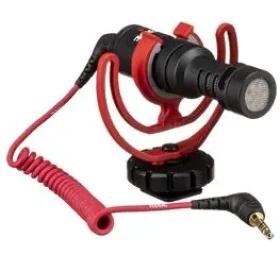 RODE VideoMicro / miniatúrny smerový mikrofón pre fotoaparát / 0.5“ kapsule (400700005)