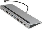 TRITON VALUE USB 3.2 Gen 2 Type C Multiport Docking Station, 4K HDMI/DP, VGA, USB, Kaartlezer, PD, LAN, Audio