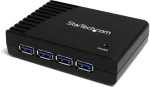 StarTech ST4300USB3EU čierna / USB hub / 4X USB-A 3.0 / 5 Gb/s
