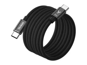 YENKEE YCU MAGNETIC 03 Kábel USB-C (M) - USB-C (M) 1.5m čierna / 60W / 480Mb/s (8590669394500)
