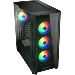 COUGAR Duoface PRO RGB čierna / PC skriňa / ATX / micro-ATX / mini-ITX / RGB / priehľadná bočnica / bez zdroja (CGR-DUOFACE PRO RGB)