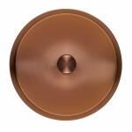 Umývadlo na dosku vo farbe rose gold SAT Aurum 38x38 cm bez prepadu SATAUR3838BRG SATAUR3838BRG