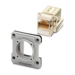 Panel mounting frame set VS-08-A-RJ45/MOD-1-IP67-SET-BU 1689488 Phoenix Contact; 1689488