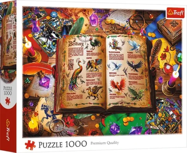 Trefl Puzzle Atlas fantastických vtákov
