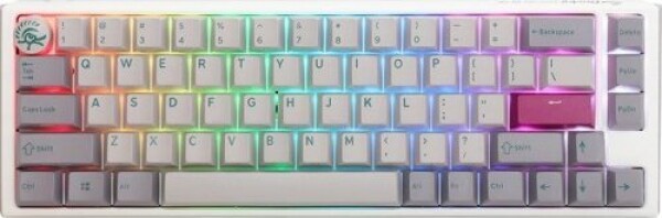 Ducky One 3 Mist Grey SF Gaming Keyboard, RGB LED - MX-Blue (US)