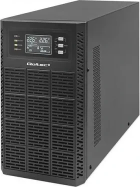 Qoltec 52282 / UPS / Online / 3000VA / 3000W / LCD / USB / EPO (52282)