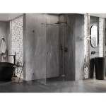 MEXEN/S - Lunar T sprchovací kút dvere krídlové pravá 130 x 90, transparent, grafit metal 834T-130-090-95-00-P