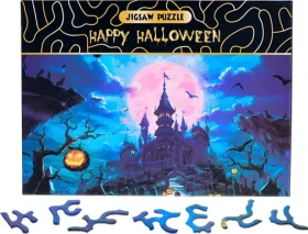 Puzzle Happy Halloween: Strašidelný zámok