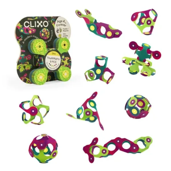 CLIXO Magnetická stavebnica Tiny Mighty Dino