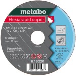 Metabo 616209000 rezný kotúč lomený 125 mm 50 ks kov; 616209000