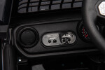 Mamido Mamido Elektrické autíčko OFFROAD čierne 12V Vysoký podvozok, široké sedadlo, Odpružené nápravy, 2,4 GHz Diaľkové ovládanie LED svetlá