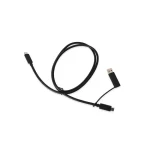 Wortmann kábel USB-C/A pre TERRA Mobile Docking 800 / Kábel / USB-A/USB-C / Čierna (TYP-C KABEL FÜR DUD15Y0)