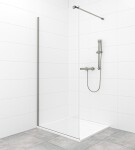 Sprchová zástena Walk-in 80 cm SAT vo farbe PVD Gun metal SATBWI80PRGM SATBWI80PRGM