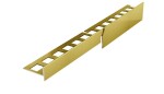 BESCO - Spádová lišta NEO - zlatá - Farba - Zlatá, Materiál - Nerez, Rozmer A - 120, Variant - Ľavá ZLLSN120LZL