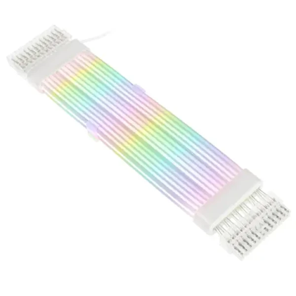 Kolink Umbra Radiant ARGB 24-Pin Kábel pre základnú dosku biela / 240mm (UR-24PIN-ARGB)