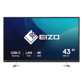 42.5" Eizo EV4340X-BK čierna / Monitor / IPS / 4K UHD / USB-C / KVM / repro (EV4340X-BK)