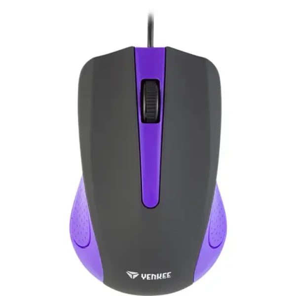 YENKEE Suva fialová / Optická myš / 1000 DPI / 3 tlačidlá / USB / 1.25 m (8590669176915)