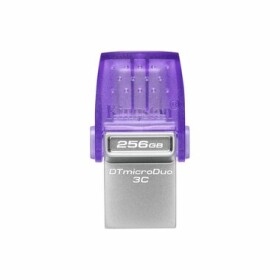 Kingston DataTraveler MicroDuo 3C Gen3 256 GB strieborná / Flash Disk / USB 3.2 Gen 1 - (USB-A amp; C 3.0) (DTDUO3CG3/256GB)