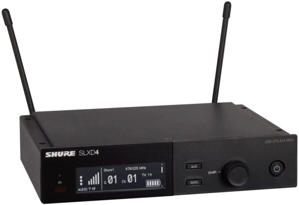 Shure SLXD4E=-G59 - Odbiornik pojedynczy cyfrowy (470-514 MHz)