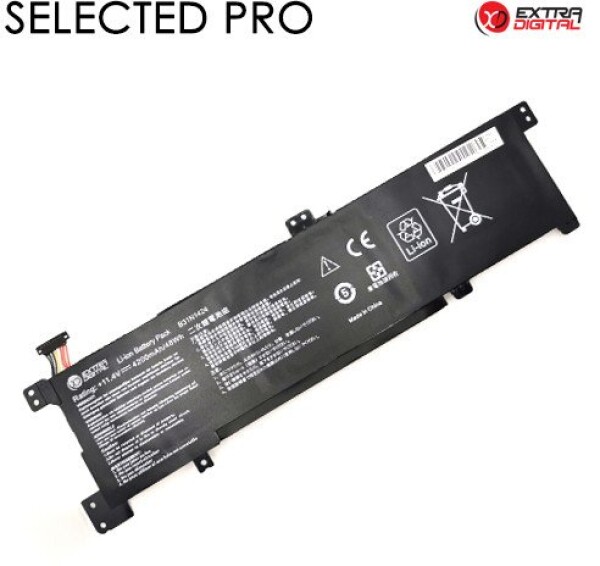 Extra Digital Nešiojamo kompiuterio baterija ASUS B31N1424, 4200mAh, Extra Digital Selected Pro