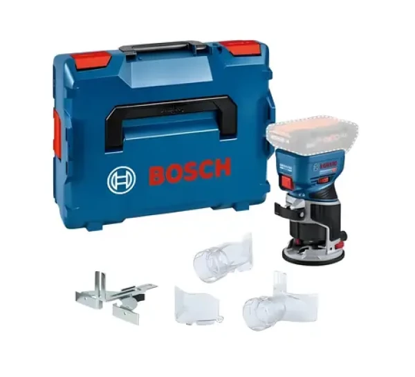BOSCH GKF 18V-8 Professional / Aku ohraňovacia frézka / 18V / 10.000-30.000 ot/min / L-BOXX / bez batérie (06016C2001)