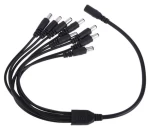 Xtendlan Napájací rozbočovač 1:8 / Napájací rozbočovač / DC jack 2,1mm / kábel 2mm/0,3mm (ZPSPLIT2118B)
