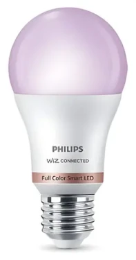 Philips WiZ LED žiarovka E27 A60 / Žiarovka / RGB / Wi-Fi / energetická trieda F (929003601021)