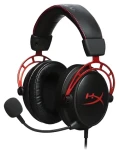 HyperX Cloud Alpha čierno-červená / Herné slúchadlá / mikrofón / 3,5 mm Jack / 1 m (4P5L1AM#ABB)