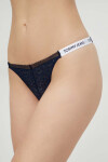 Dámske tangá HIGH LEG THONG UW0UW05160 C1G tm. modrá - Tommy Hilfiger M