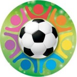 Jedlý papier futbalový lopta 20 cm - Dekora - Dekora