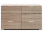 Zásuvková komoda Easy Plus, 130 cm, dub sonoma%