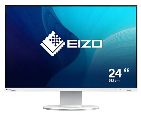 24.1" Eizo FlexScan EV2410R biela / Monitor / IPS / 1920 × 1200 / 16:10 / 350 cd-m2 / HDMI + DP + DVI-D + VGA / USB hub (EV2410R-WT)
