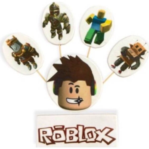 Cukrová figúrka – zápich Roblox - I LOVE CAKES - I LOVE CAKES