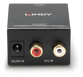 Lindy Audio Phono na TosLink a koaxiál / Prevodník / ADC / analógový na digitálny signál (70309)