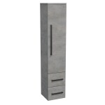 Kúpeľňová skrinka vysoká SAT Cube Way 35x163x33 cm betón CUBE3CHV35BE CUBE3CHV35BE