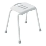 Spirella SITZ sedátko do sprchy bielej / oceľ / 48 cm / do 130 kg (7610583300119)