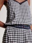 Dámske pyžamové šortky WOVEN SHORT PRINT UW0UW04944 02G tm. modro-biele Tommy Hilfiger