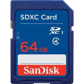 SanDisk SDXC 64GB / Class 4 / vhodné pre HD (SDSDB-064G-B35)