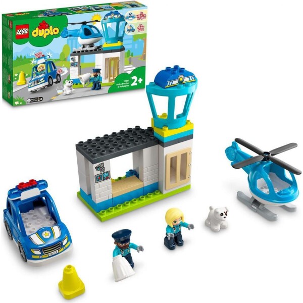 LEGO® DUPLO® 10959 Policajná stanica vrtulník