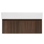 Kúpeľňová skrinka s umývadlom SAT Evolution 98x30x44,8 cm orech mat SATEVO100NAU2 SATEVO100NAU2