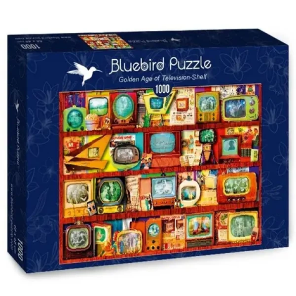 BlueBird Puzzle Zlatý vek televízie