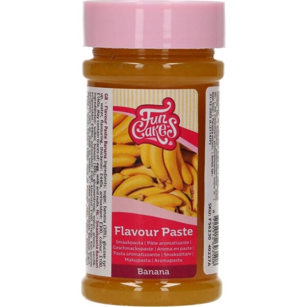 Ochucovacia pasta banán 120 g - FunCakes - FunCakes